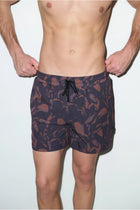 Tulum Volley Swim Trunk Espresso - PLAYALUXE