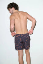 Tulum Volley Swim Trunk Espresso - PLAYALUXE