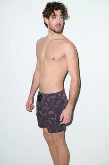 Tulum Volley Swim Trunk Espresso - PLAYALUXE