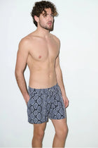 Tulum Volley Swim Trunk Snake - PLAYALUXE