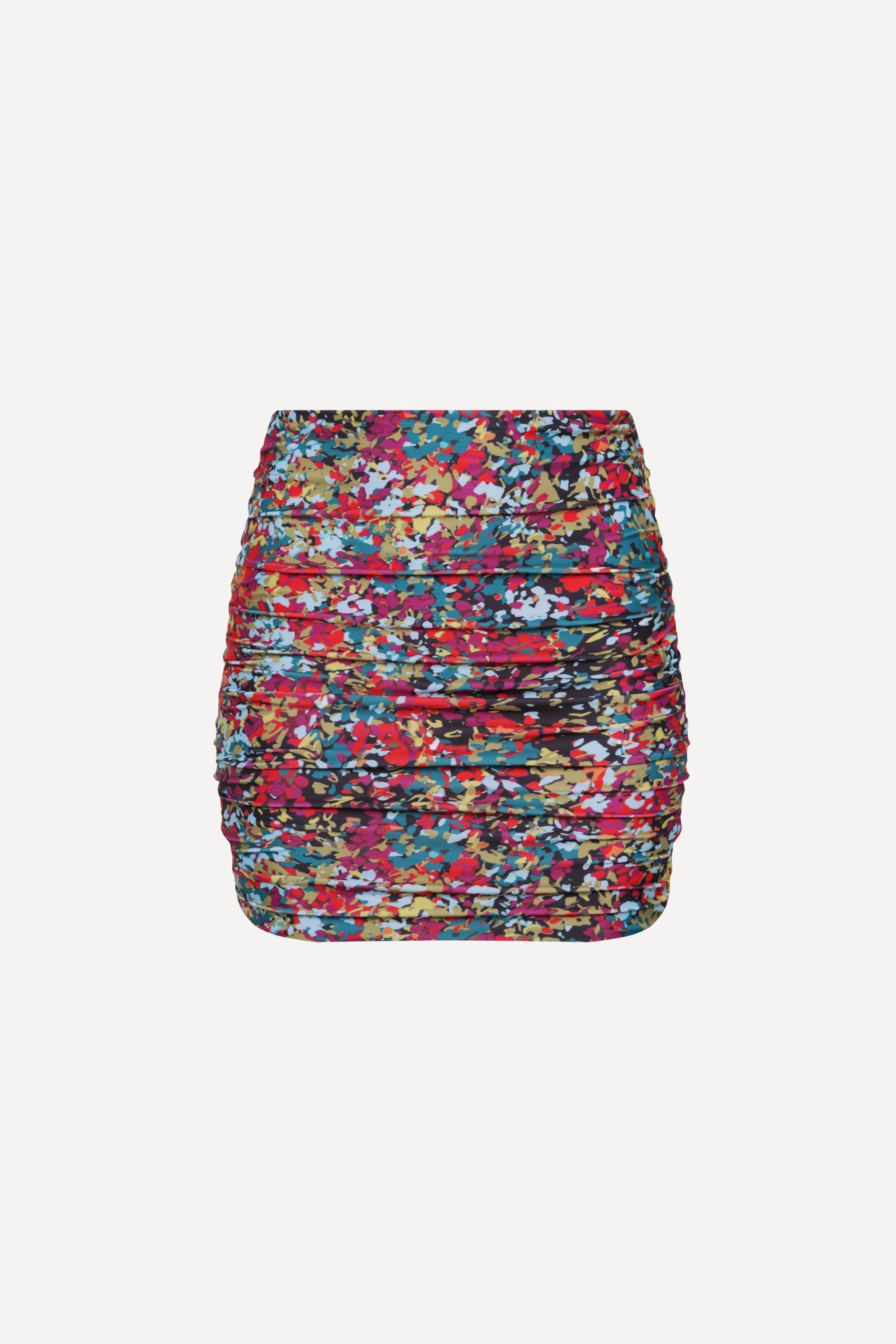 Rio Ruched Mini Skirt