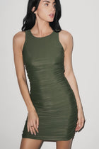 Ibiza Ruched Mini Dress - PLAYALUXE