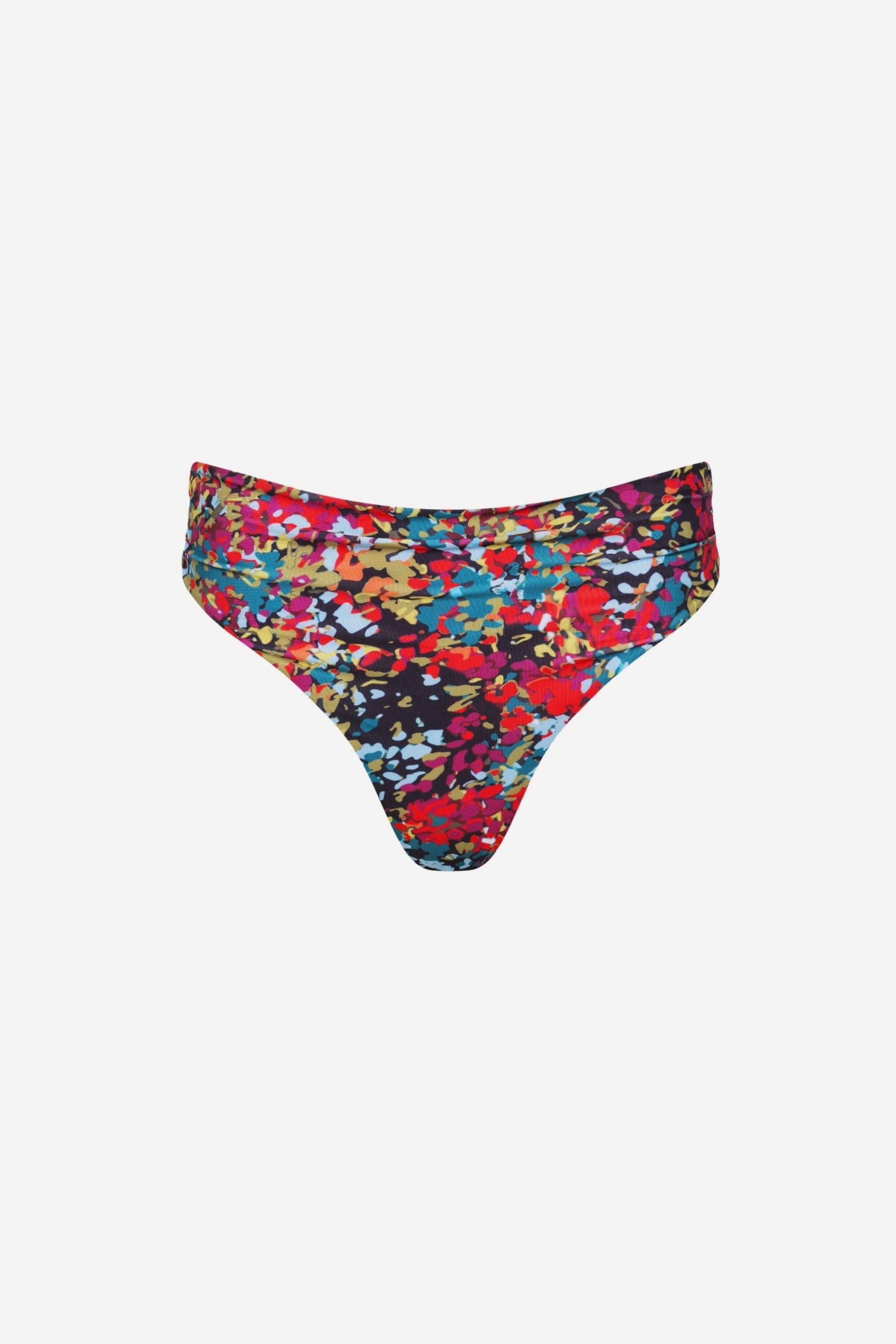 Capri High Waist Thong Bikini Bottom