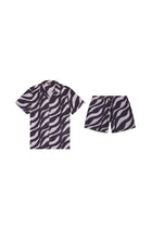 Saint Tropez Cabana Set Black Wave - PLAYALUXE