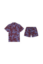 Saint Tropez Cabana Set Burgundy Lilac - PLAYALUXE