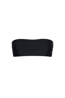 Santorini Seamless Bandeau Bikini Top Black