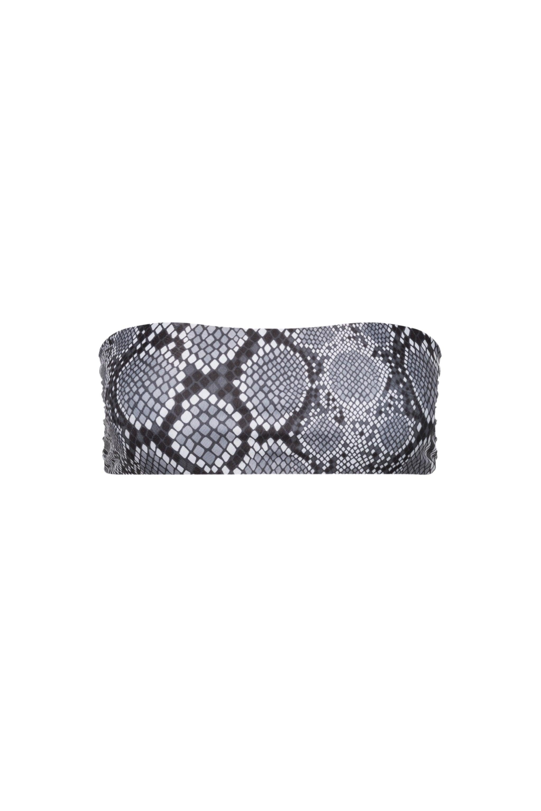 Santorini Seamless Bandeau Bikini Top Snake