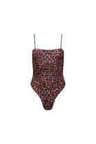 Seychelles Ruched One Piece Leopard