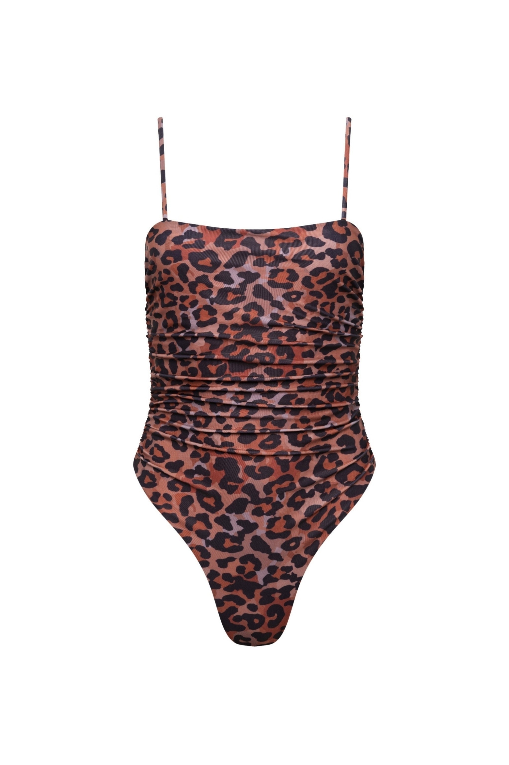 Seychelles Ruched One Piece Leopard - PLAYALUXE