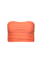 Peach Ruched Tankini Top