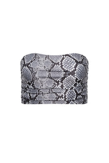 Capri Ruched Tankini Top Snake
