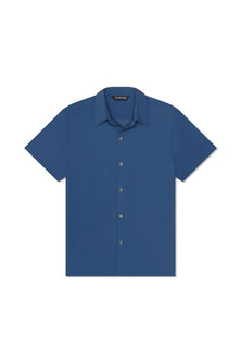 Todos Santos Classic Shirt Petrol Blue - PLAYALUXE