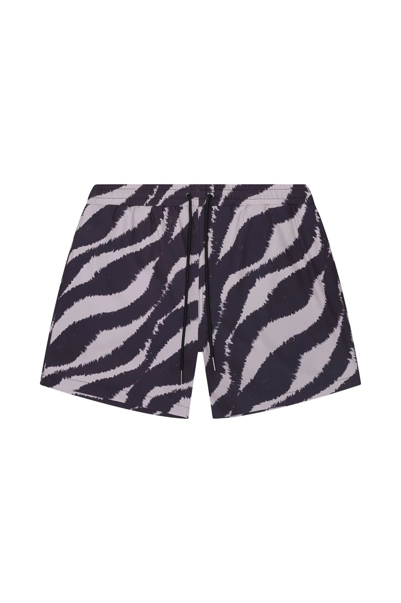 Tulum Volley Swim Trunk Black Wave - PLAYALUXE