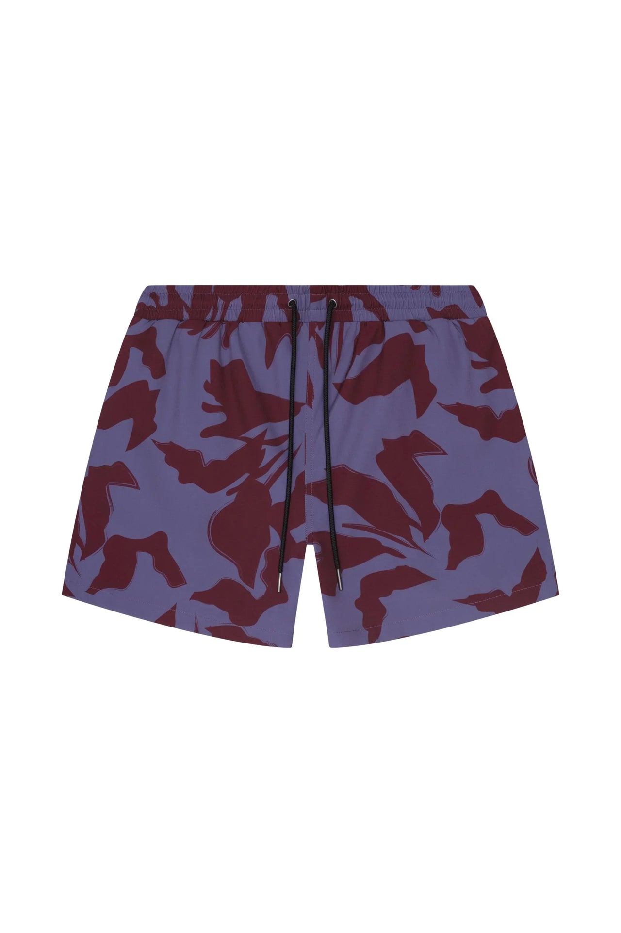 Tulum Volley Swim Trunk Burgundy Lilac - PLAYALUXE