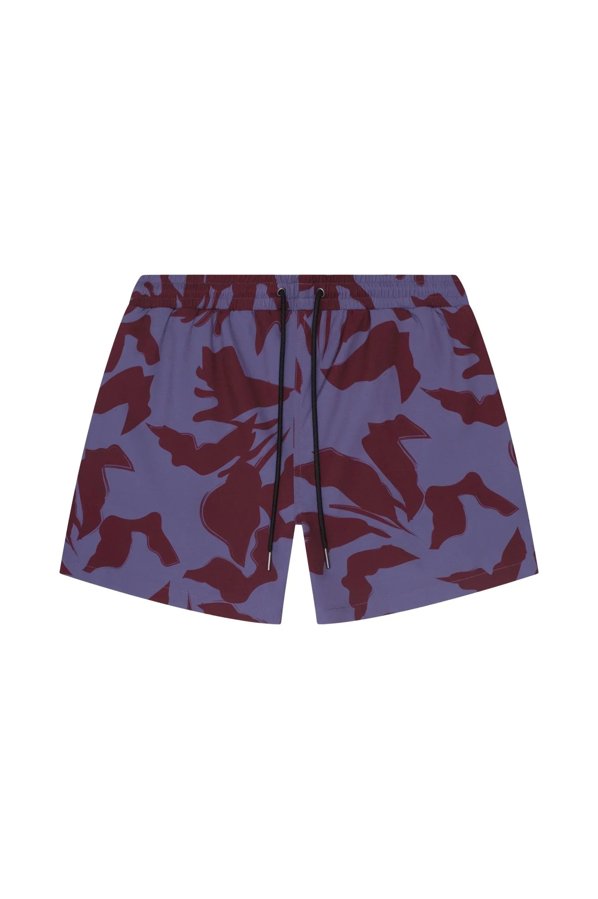 Tulum Volley Swim Trunk Burgundy Lilac - PLAYALUXE