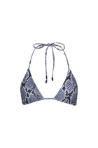 Snake Triangle String Bikini Top