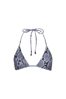 Snake Triangle String Bikini Top