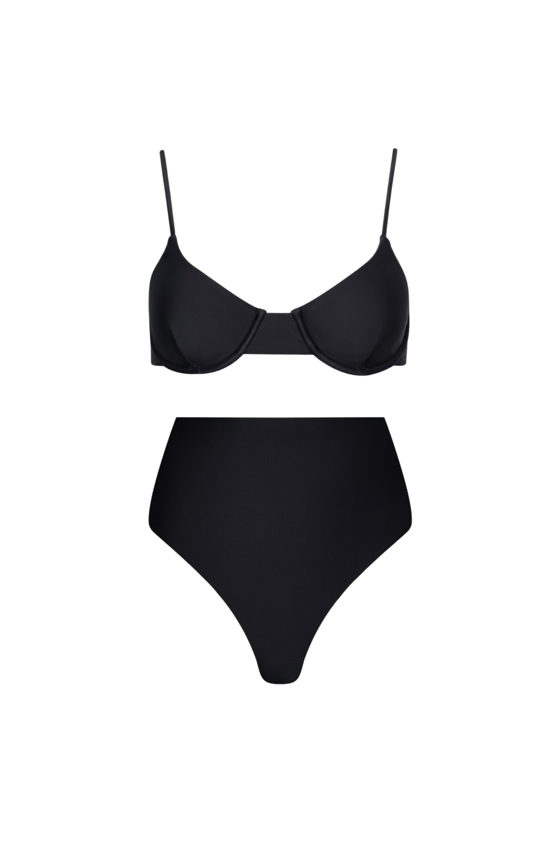 Palermo High Waist Underwire Bikini Set