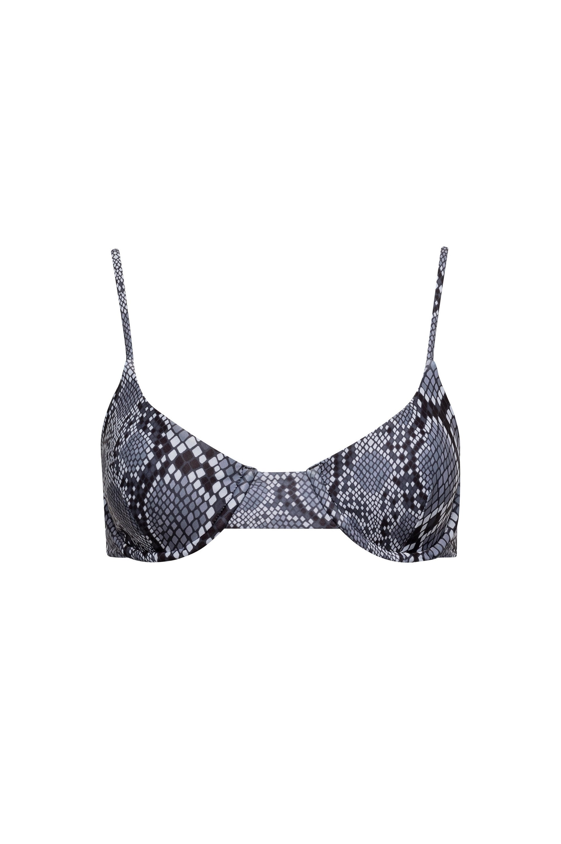 Palermo Underwire Bikini Top – Snake