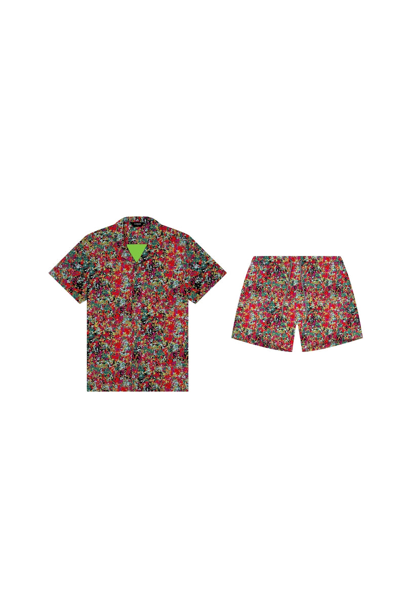Saint Tropez Cabana Set Coral Calypso - PLAYALUXE