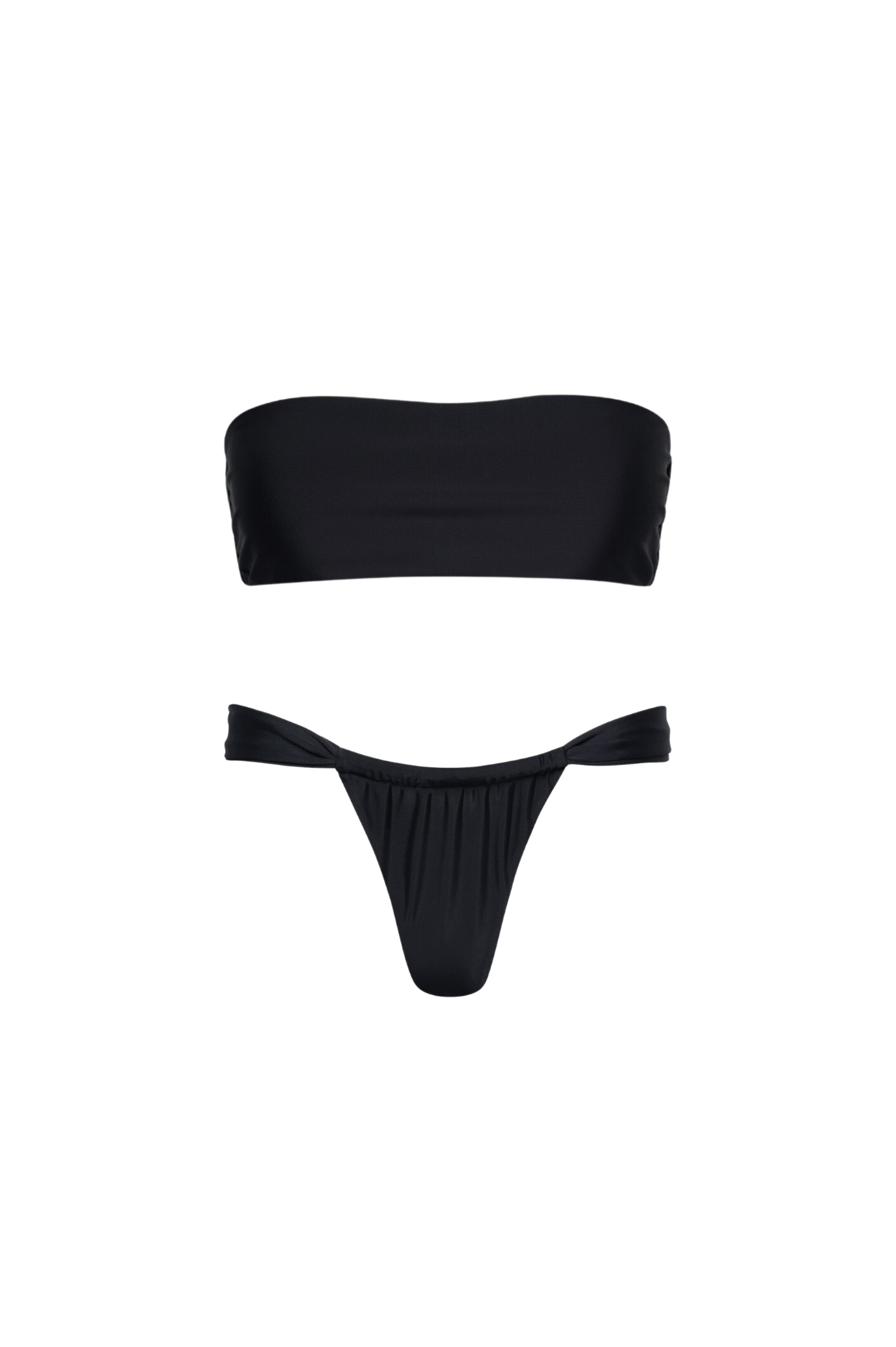 Santorini Ruched Thong Bikini Set