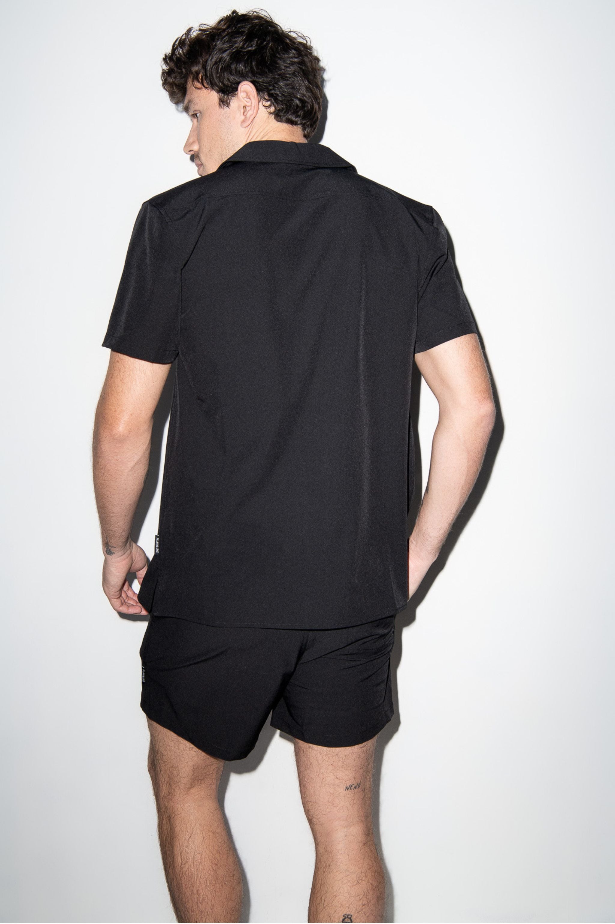 Todos Santos Classic Shirt Black - PLAYALUXE