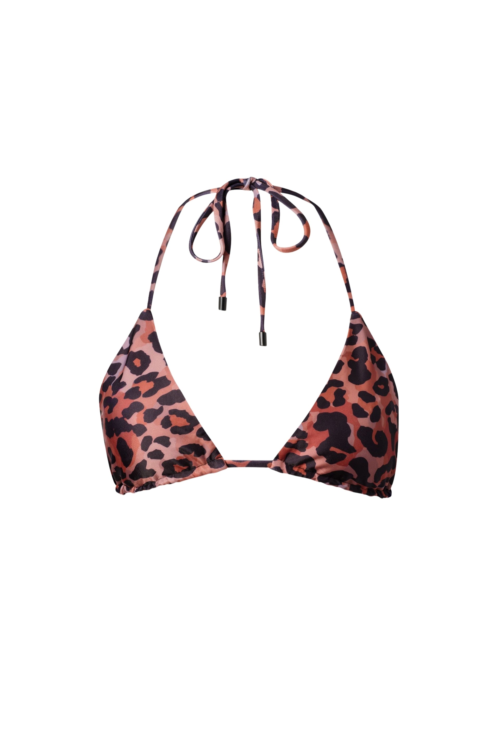 Waikiki Triangle Bikini Top – Leopard