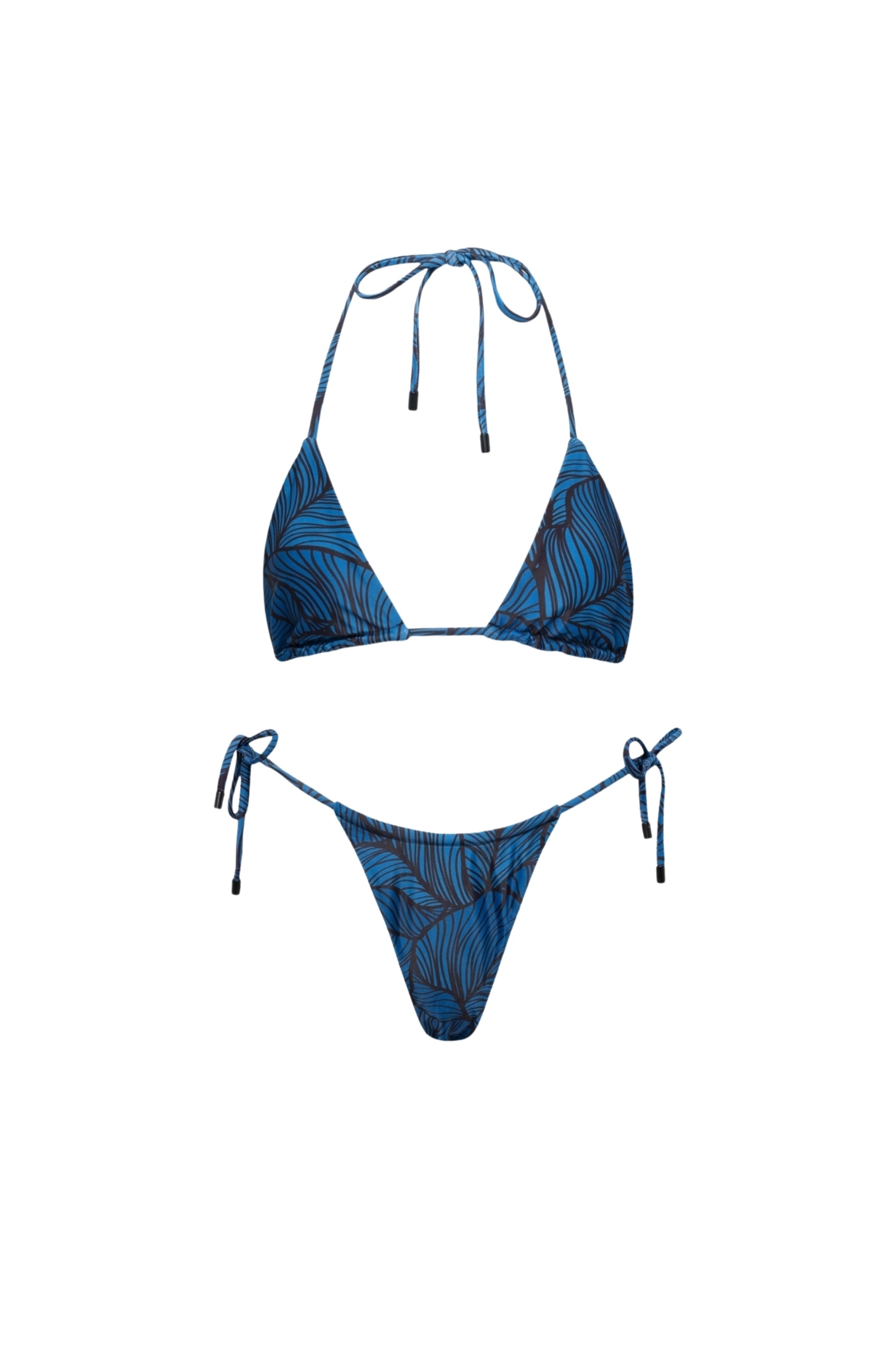 Waikiki Triangle String Bikini Set – Leaf